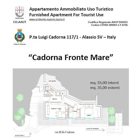 Apartamento Cadorna Fronte Mare Alassio Exterior foto